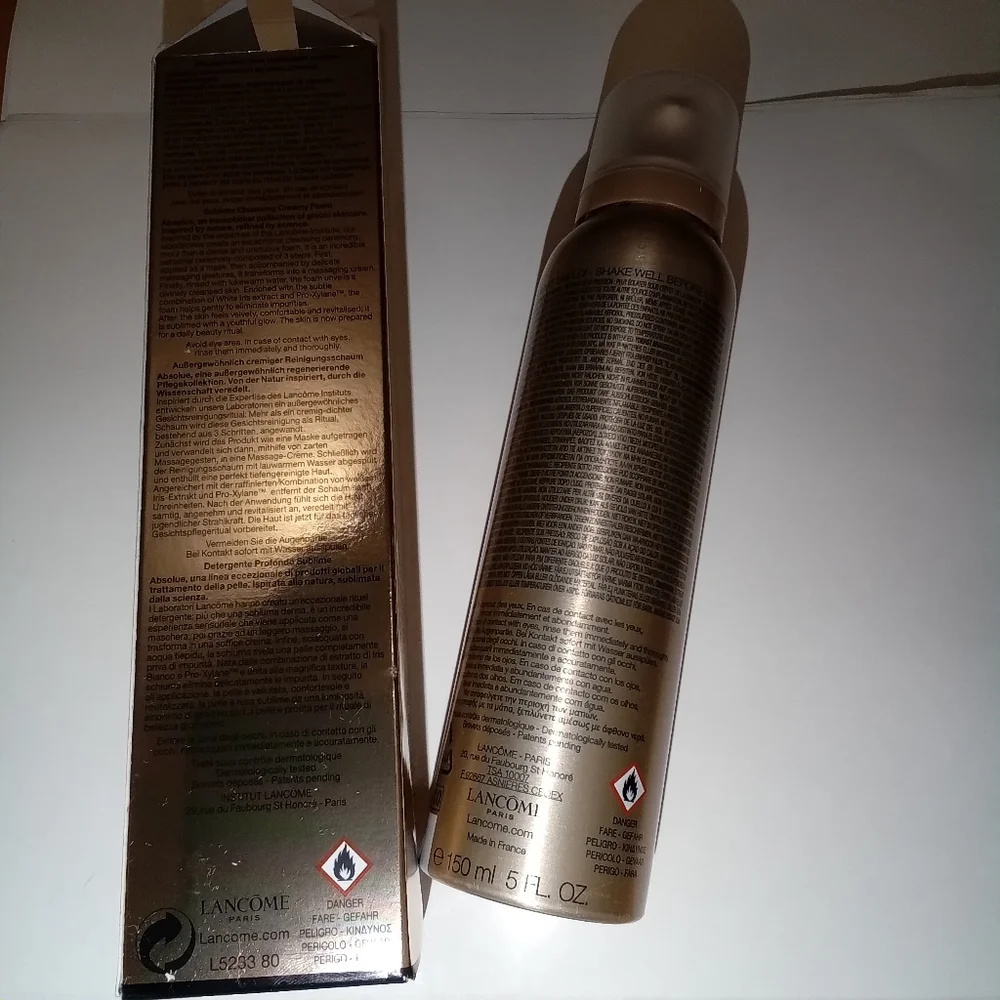 Lancome absolue cleansing